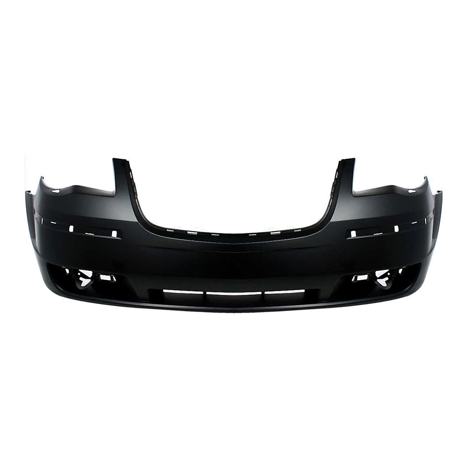 2008-2010 Chrysler Town_And_Country Bumper Front Primed With Washer Hole And Mldg Hole_CH1000930