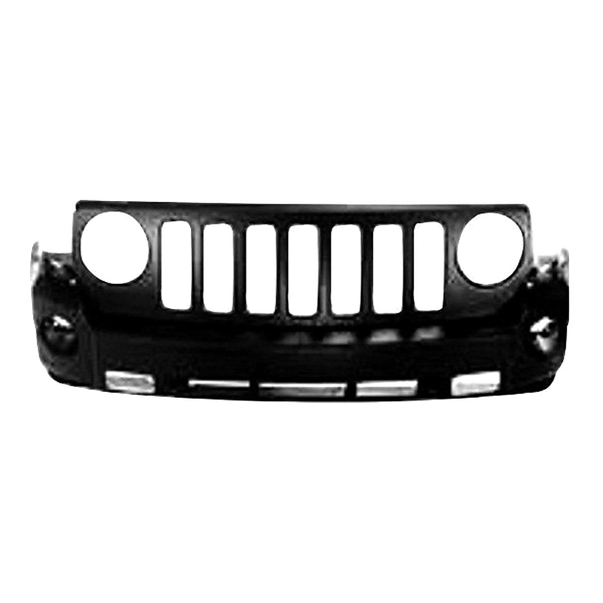 2007-2010 Jeep Patriot Bumper Front Primed With Tow Without Chrome – CH1000935