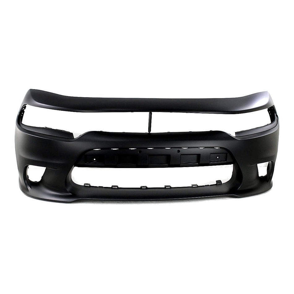 2015-2023 Dodge Charger Bumper Front Primed With Hood Scoop Exclude 20-23 Wide Body_CH1000A23
