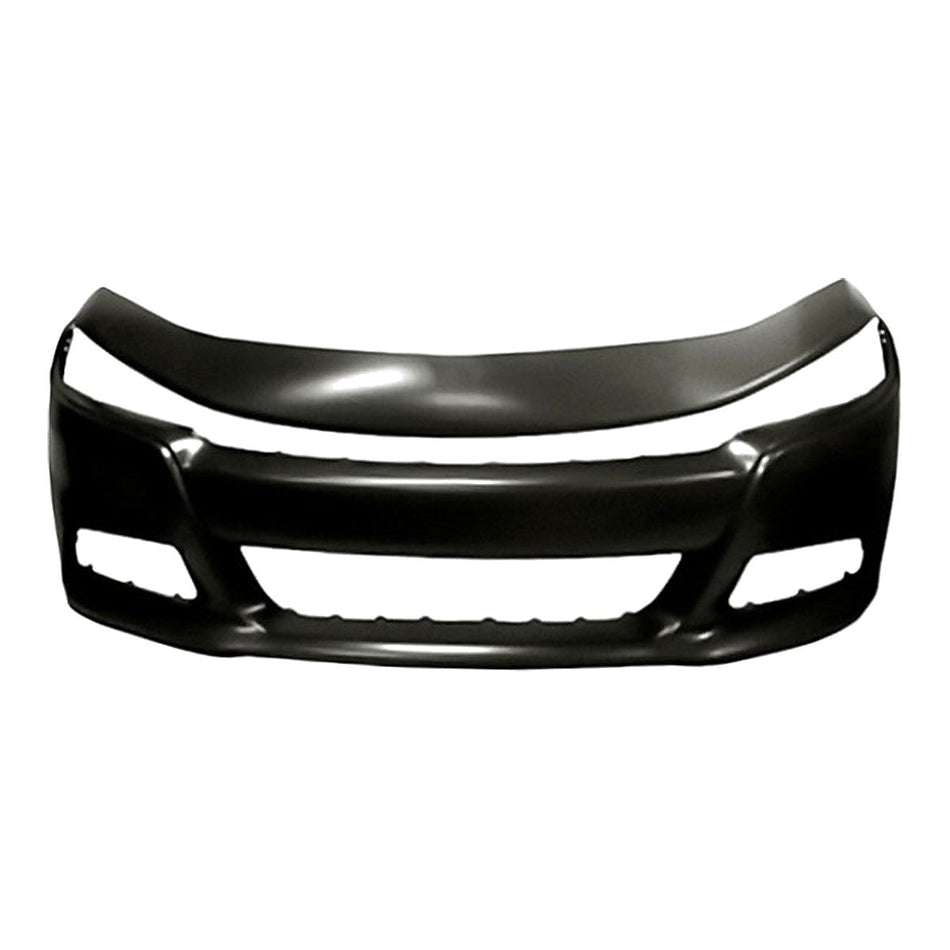 2015-2023 Dodge Charger Bumper Front Primed Without Hood Scoop Model For Se/Rt/Sxt/Police_CH1000A24