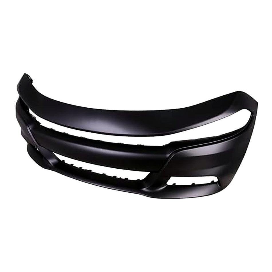 2015-2023 Dodge Charger Bumper Front Primed Without Hood Scoop Model For Se/Rt/Sxt/Police_CH1000A24-2