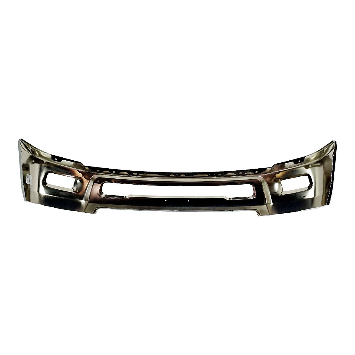 2010 Dodge 2500 Bumper Face Bar Front Chrome With Fog Light Hole_CH1002390-6