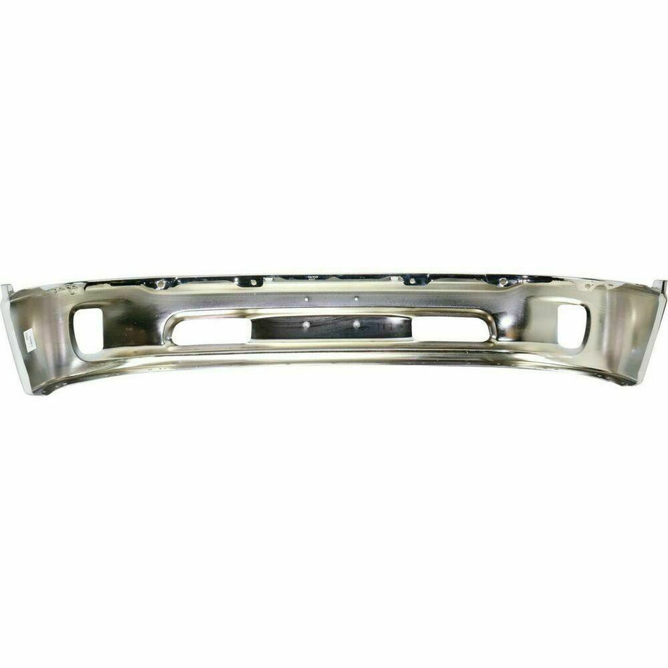 2013-2018 Ram 1500 Bumper Face Bar Front Chrome Without Sensor With Fog Light Hole