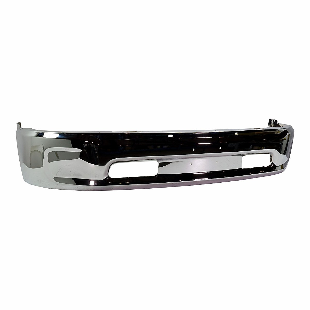 2013-2018 Ram 1500 Bumper Face Bar Front Chrome Without Sensor Without Fog Light Hole_CH1002397-2