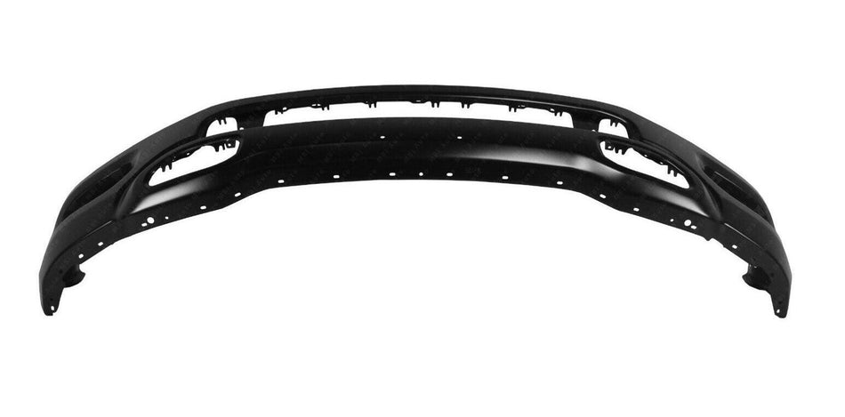 2019-2024 Ram 1500 Bumper Face Bar Front Ptm Black Steel Exclude Rebel / Trx Model