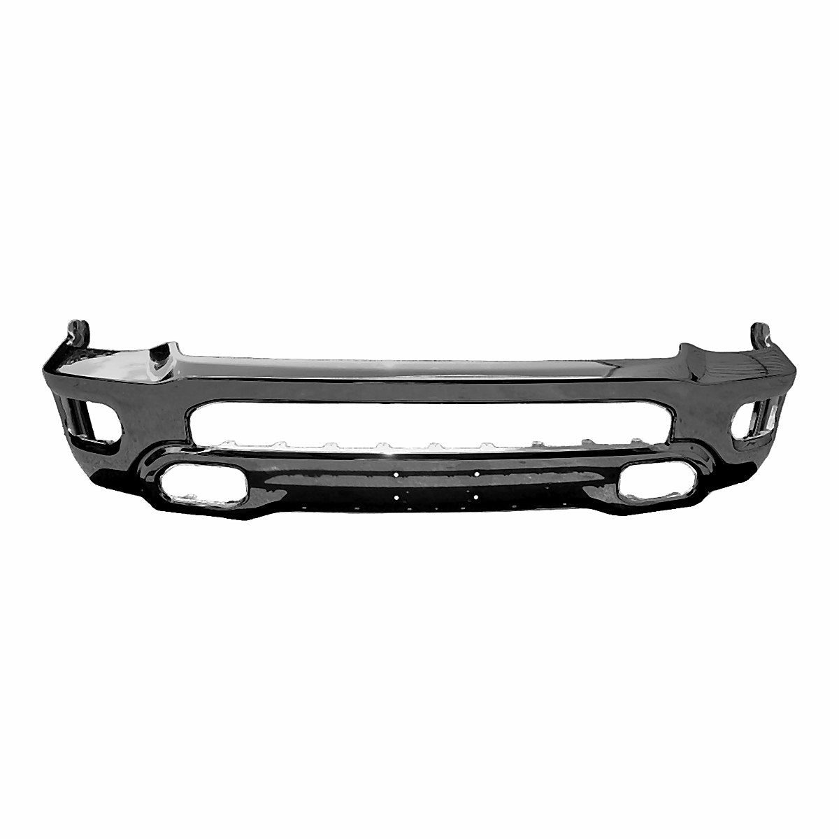 2019-2024 Ram 1500 Bumper Face Bar Front Chrome Steel Exclude Rebel Model_CH1002407