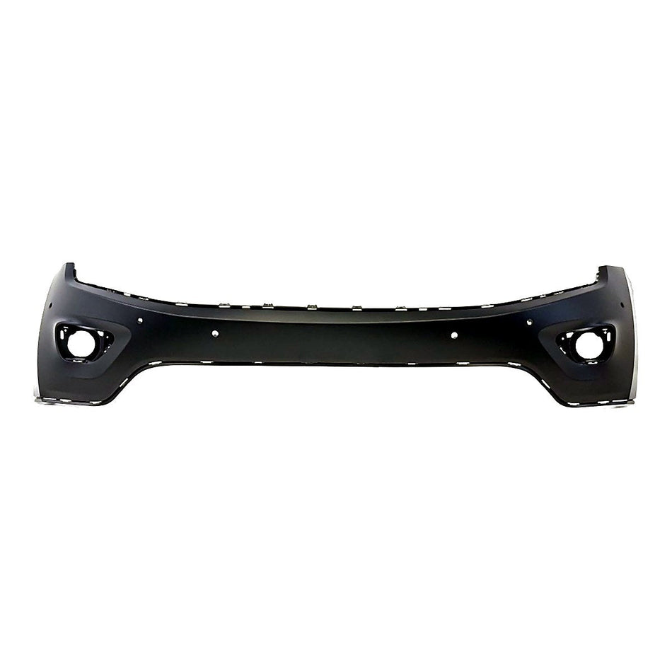 2014-2015 Jeep Grand_Cherokee Bumper Upper Front Primed With Sensor Hole Ltd/Overland/Laredo Models_CH1014109