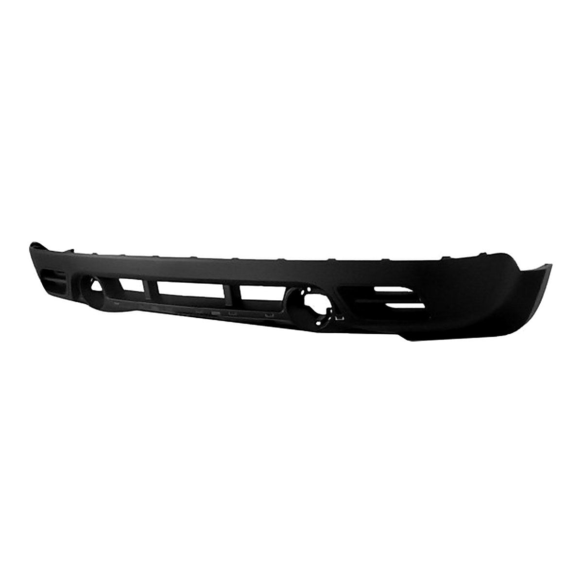 2011-2017 Jeep Patriot Bumper Lower Front Textured Gray Without Tow Hook Hole With Moulding Hole – CH1015113