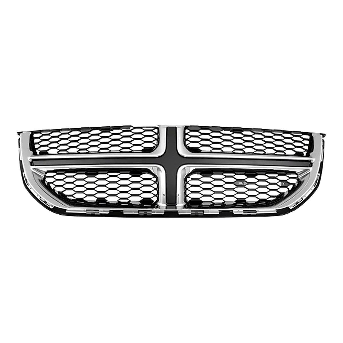 2011-2016 Chrysler Town_And_Country Grille Lower Matt-Black With Chrome Mldg – Front View (CH1036117)