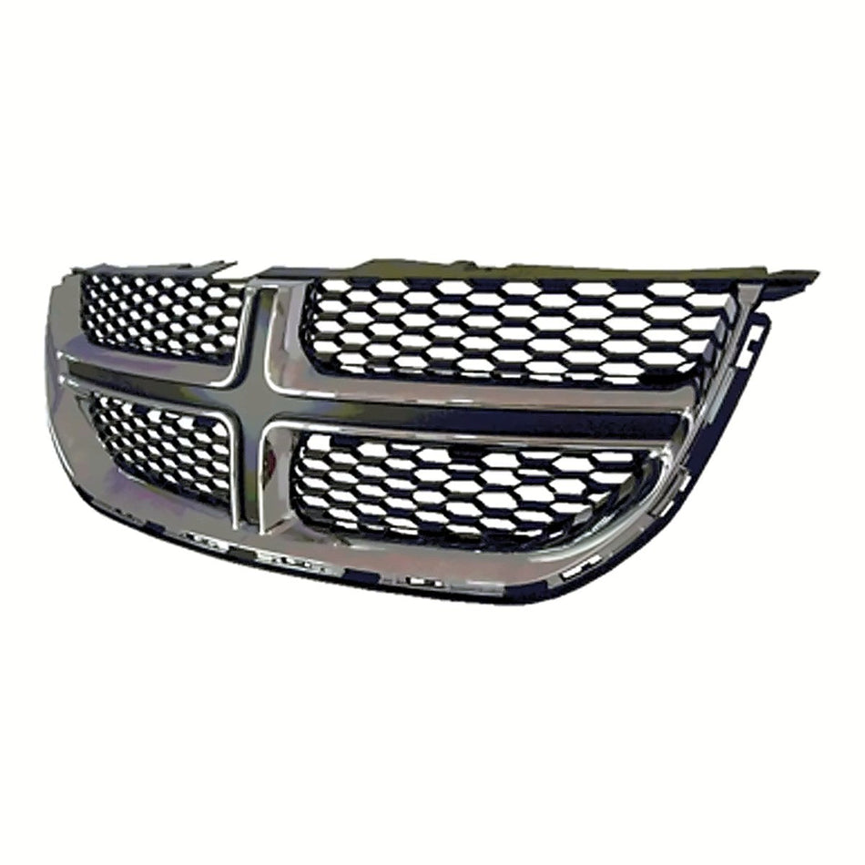 2011-2016 Chrysler Town_And_Country Grille Lower Matt-Black With Chrome Mldg – Back View (CH1036117)
