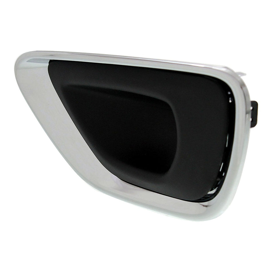 2014-2016 Jeep Grand_Cherokee Fog Light Bezel Front Driver Side Black With Chrome Moulding Ltd/Laredo/Overland – Side View (CH1038147)
