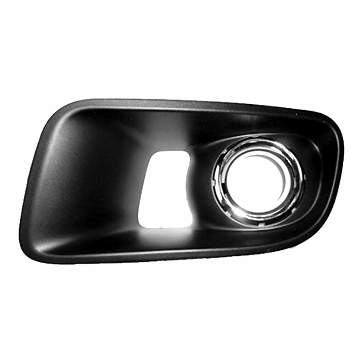 2012-2014 Dodge Charger Fog Light Bezel Front Driver Side With Chrome Ring Srt-8 – Front View (CH1038153)