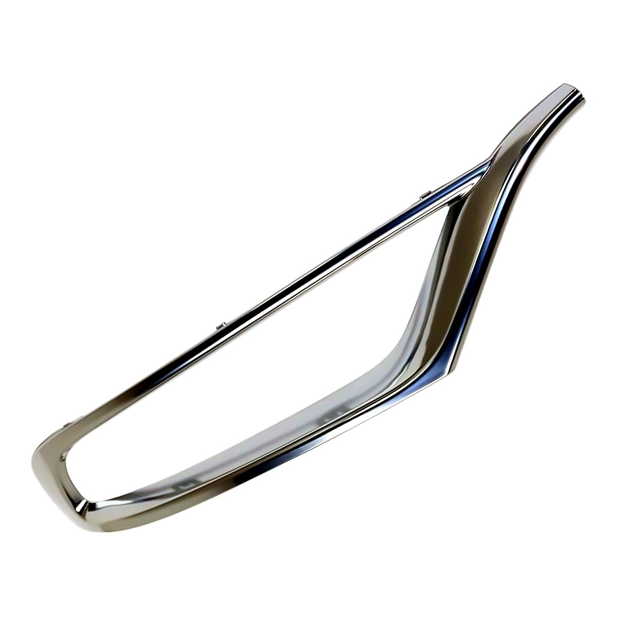 2015-2023 Chrysler 300 Fog Light Trim Front Driver Side Satin Chrome Finish 17-22 S Models Without Appearance Pkg – Front View (CH1038166)