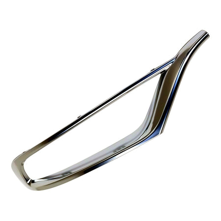 2015-2023 Chrysler 300 Fog Light Trim Front Driver Side Satin Chrome Finish 17-22 S Models Without Appearance Pkg – Front View (CH1038166)