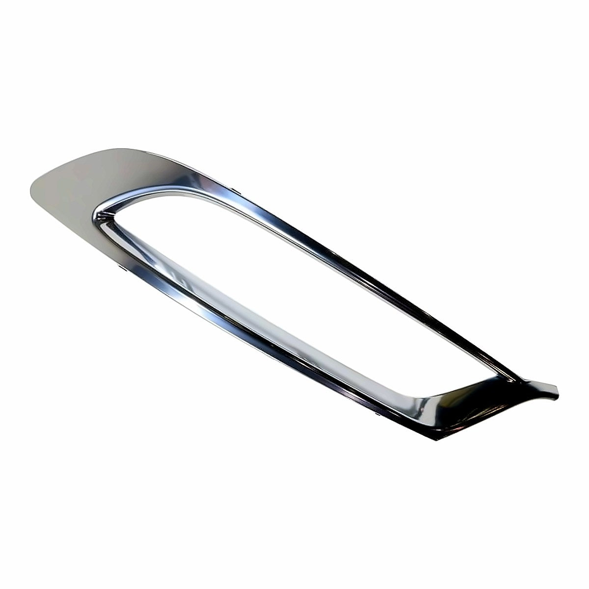 2015-2023 Chrysler 300 Fog Light Trim Front Driver Side Satin Chrome Finish 17-22 S Models Without Appearance Pkg – Side View (CH1038166)