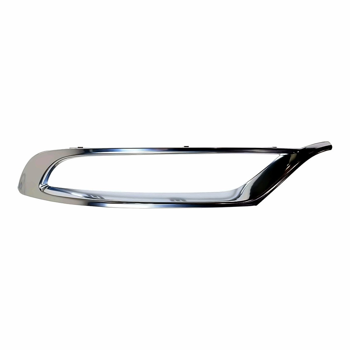 2015-2023 Chrysler 300 Fog Light Trim Front Driver Side Satin Chrome Finish 17-22 S Models Without Appearance Pkg – Back View (CH1038166)