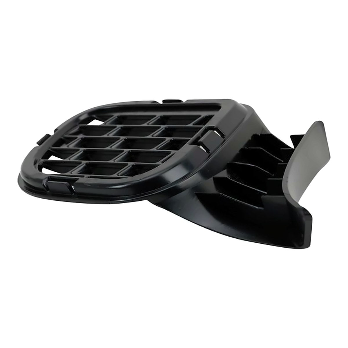 2015-2023 Dodge Challenger Grille Lower Front Driver Side Black (Outer Piece Of 3-Piece Grille Style) – Side View (CH1038187)