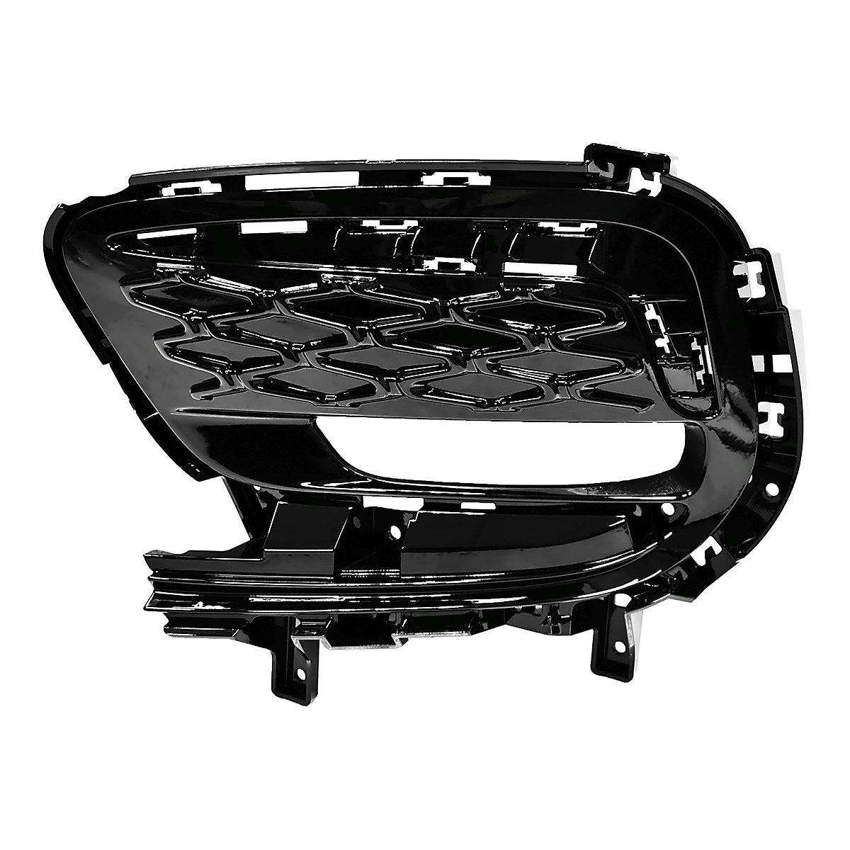 2021-2025 Chrysler Pacifica Grille Front Driver Side Gloss Black Without Fog Light Bracket/ Park Assist Sensor – Front View (CH1038216)