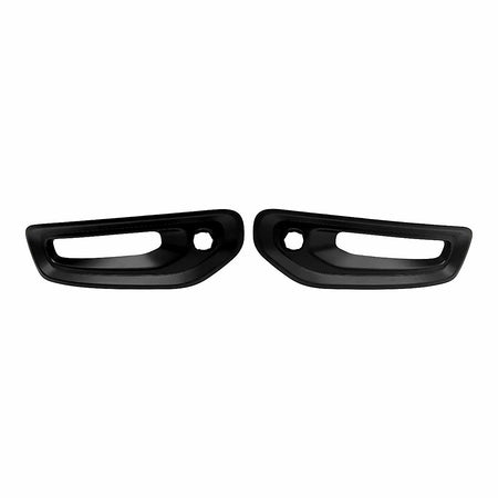 2019-2024 Ram 1500 Fog Light Bezel Set Front Driver Side/Passenger Side Textured Black With Sensor Rebel/ Trx – Back View (CH1038229)
