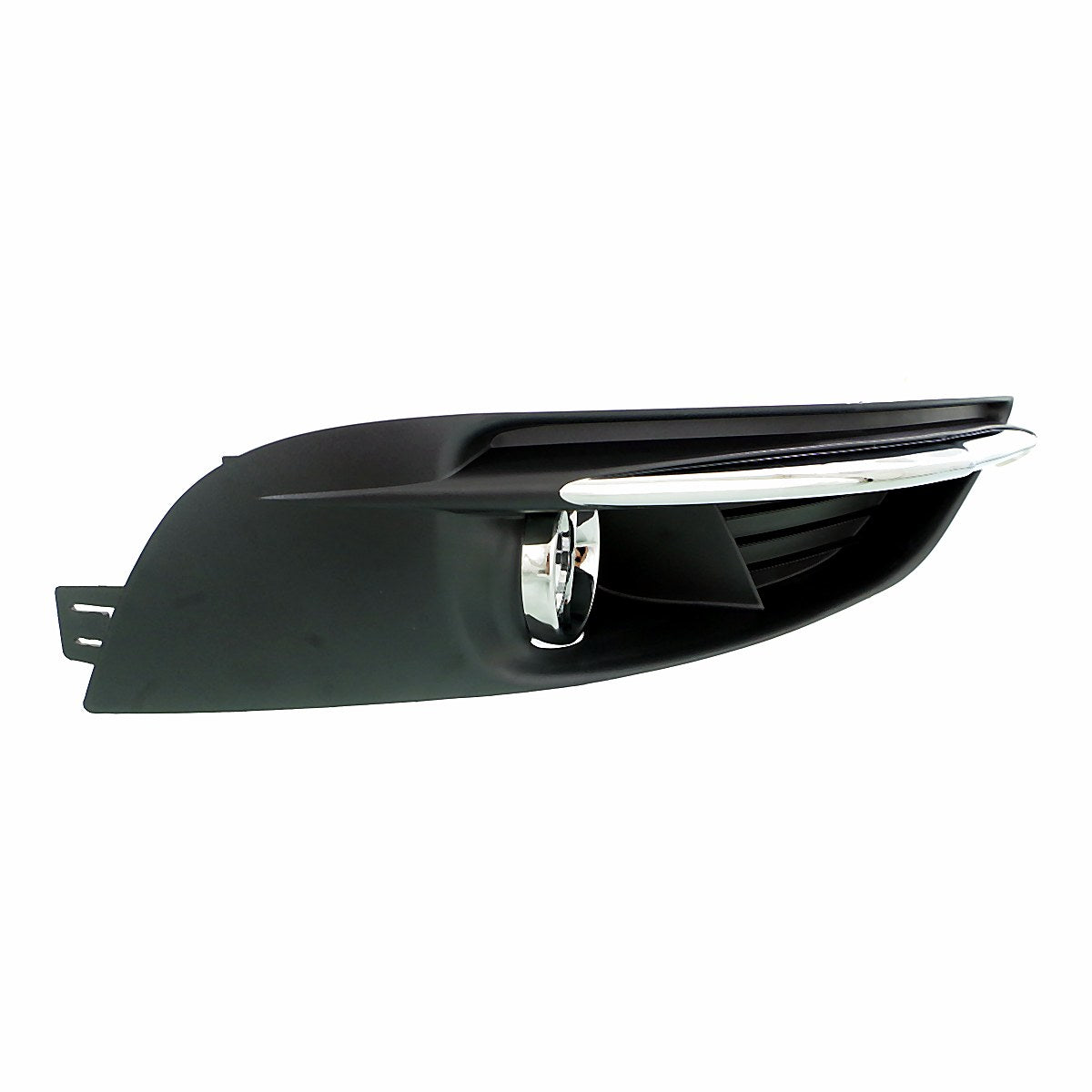 2011-2014 Chrysler 200_Convertible Fog Light Bezel Front Passenger Side With Chrome Moulding – Side View (CH1039125)