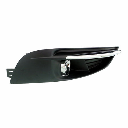 2011-2014 Chrysler 200_Convertible Fog Light Bezel Front Passenger Side With Chrome Moulding – Side View (CH1039125)