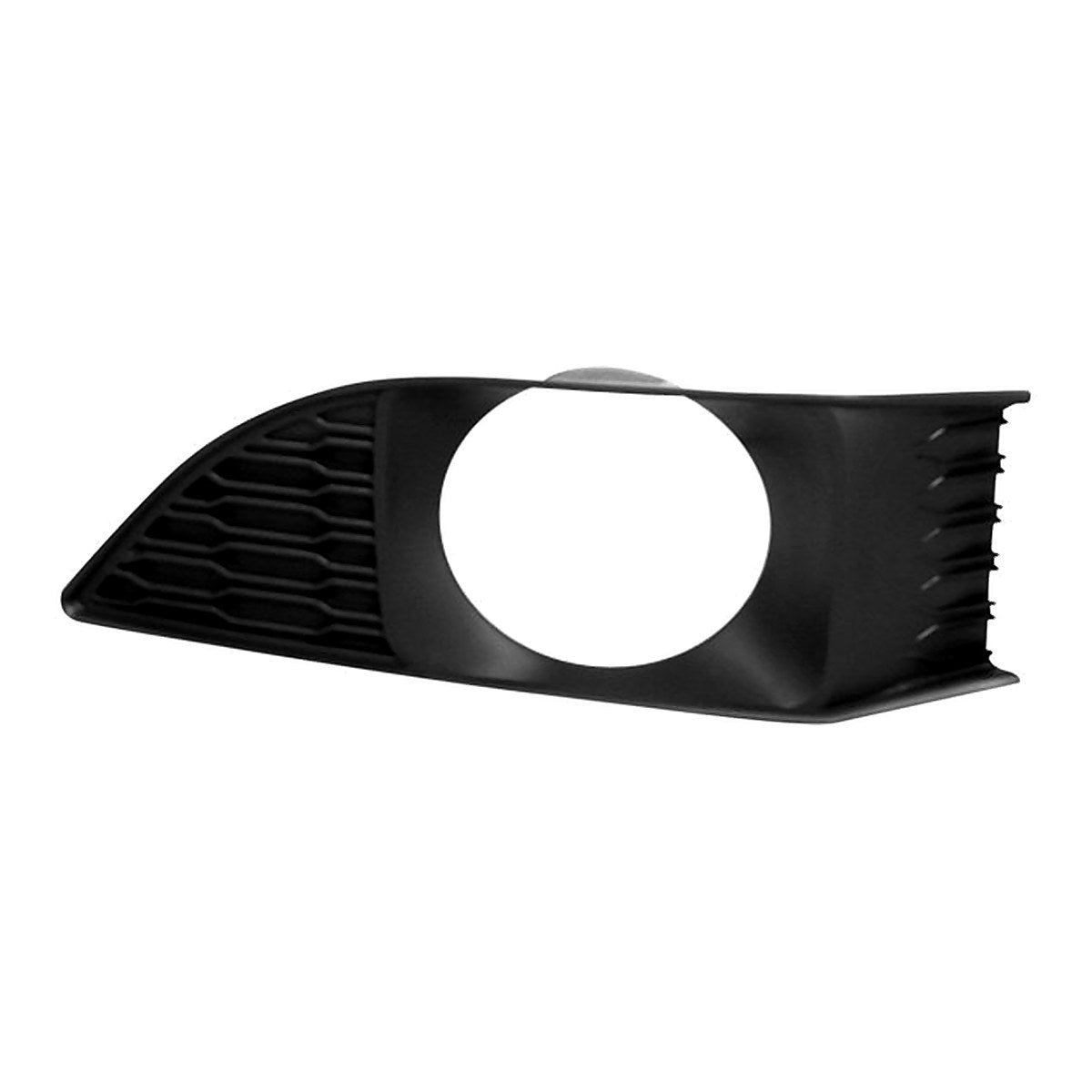 2011-2014 Dodge Charger Fog Light Bezel Front Passenger Side With Adaptive Cruise Ctrl Matt-Black – Front View (CH1039132)
