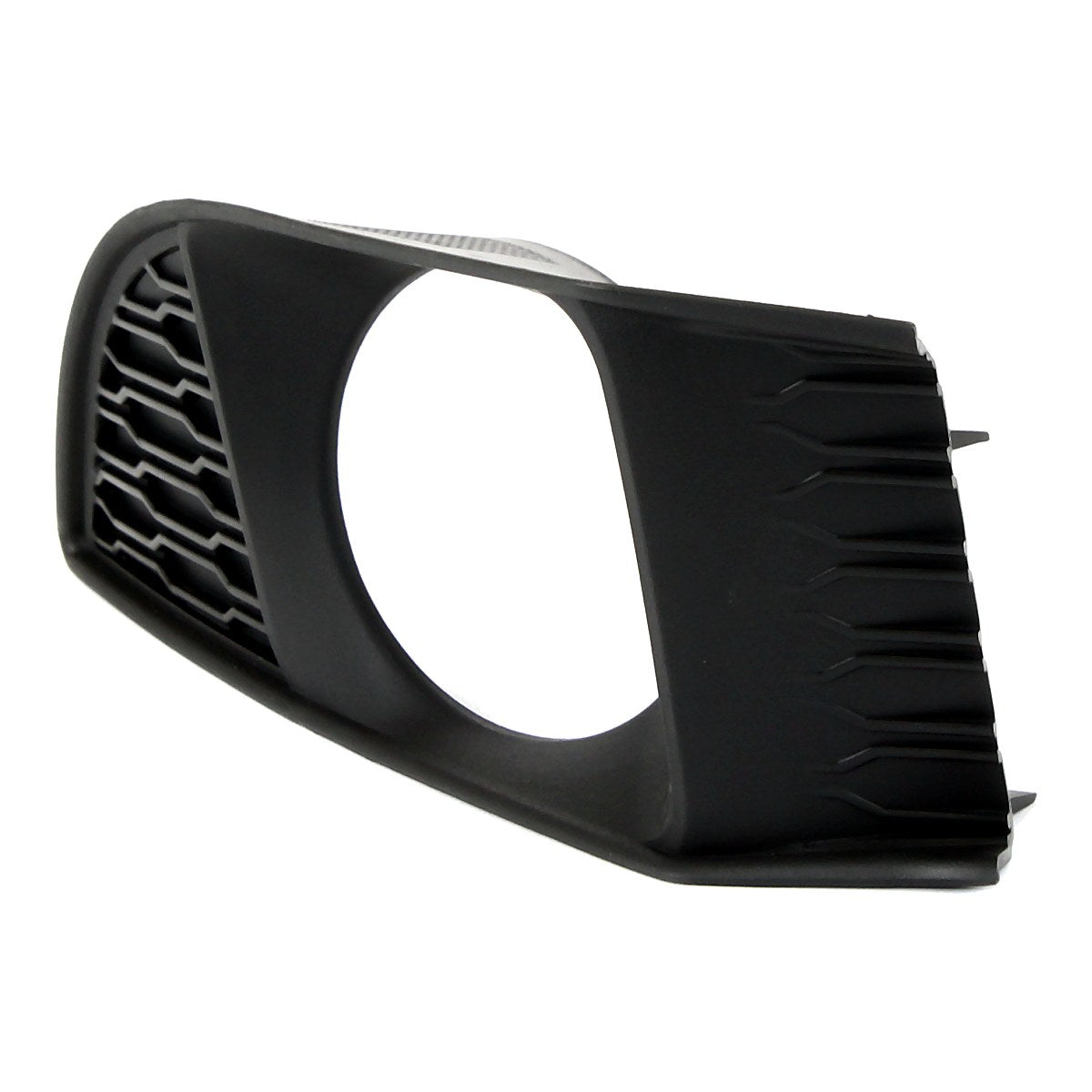 2011-2014 Dodge Charger Fog Light Bezel Front Passenger Side With Adaptive Cruise Ctrl Matt-Black – Side View (CH1039132)