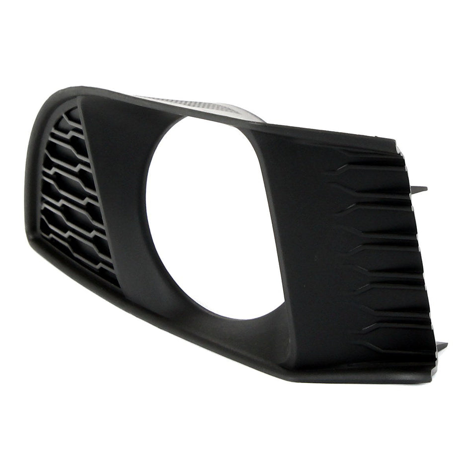 2011-2014 Dodge Charger Fog Light Bezel Front Passenger Side With Adaptive Cruise Ctrl Matt-Black – Side View (CH1039132)