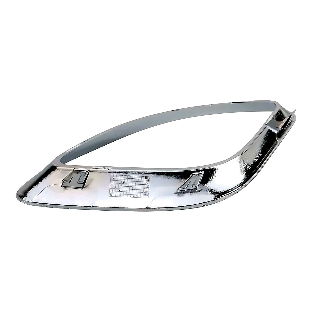 2012-2013 Jeep Grand_Cherokee Grille Lower Moulding Passenger Side Outer Chrome Srt-10 – Back View (CH1039137)