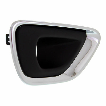 2014-2016 Jeep Grand_Cherokee Fog Light Bezel Front Passenger Side Black With Chrome Moulding Ltd/Laredo/Overland – Side View (CH1039147)