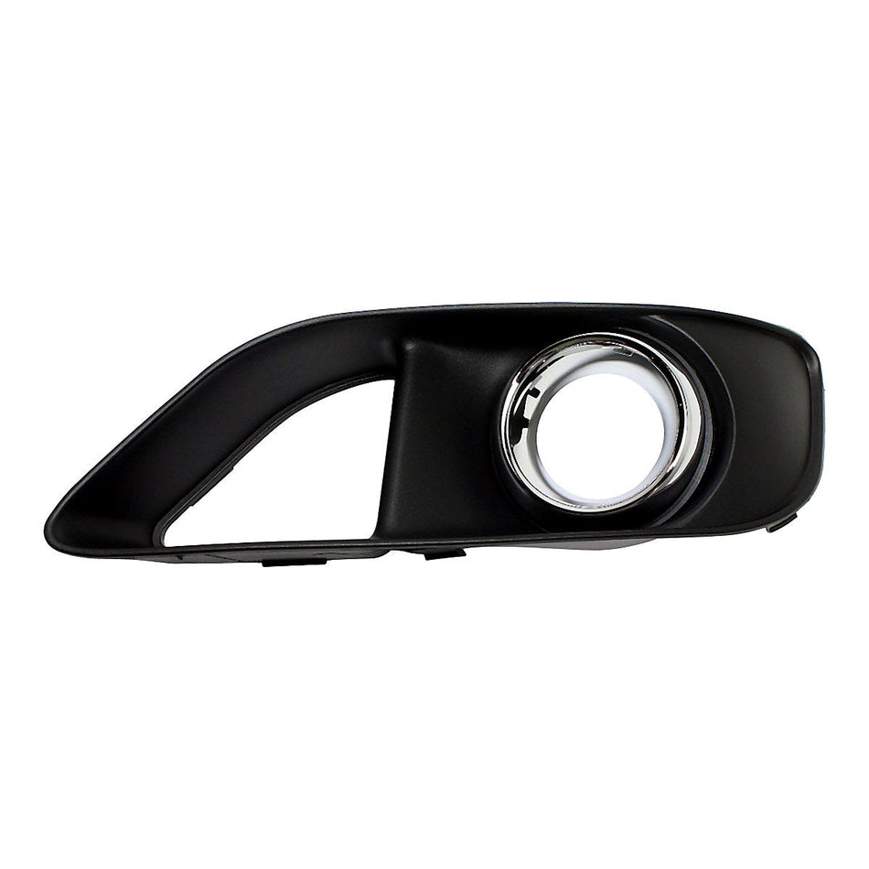 2012-2014 Chrysler 300 Fog Light Bezel Front Passenger Side With Chrome Ring Srt-8 With Sensor – Front View (CH1039151)