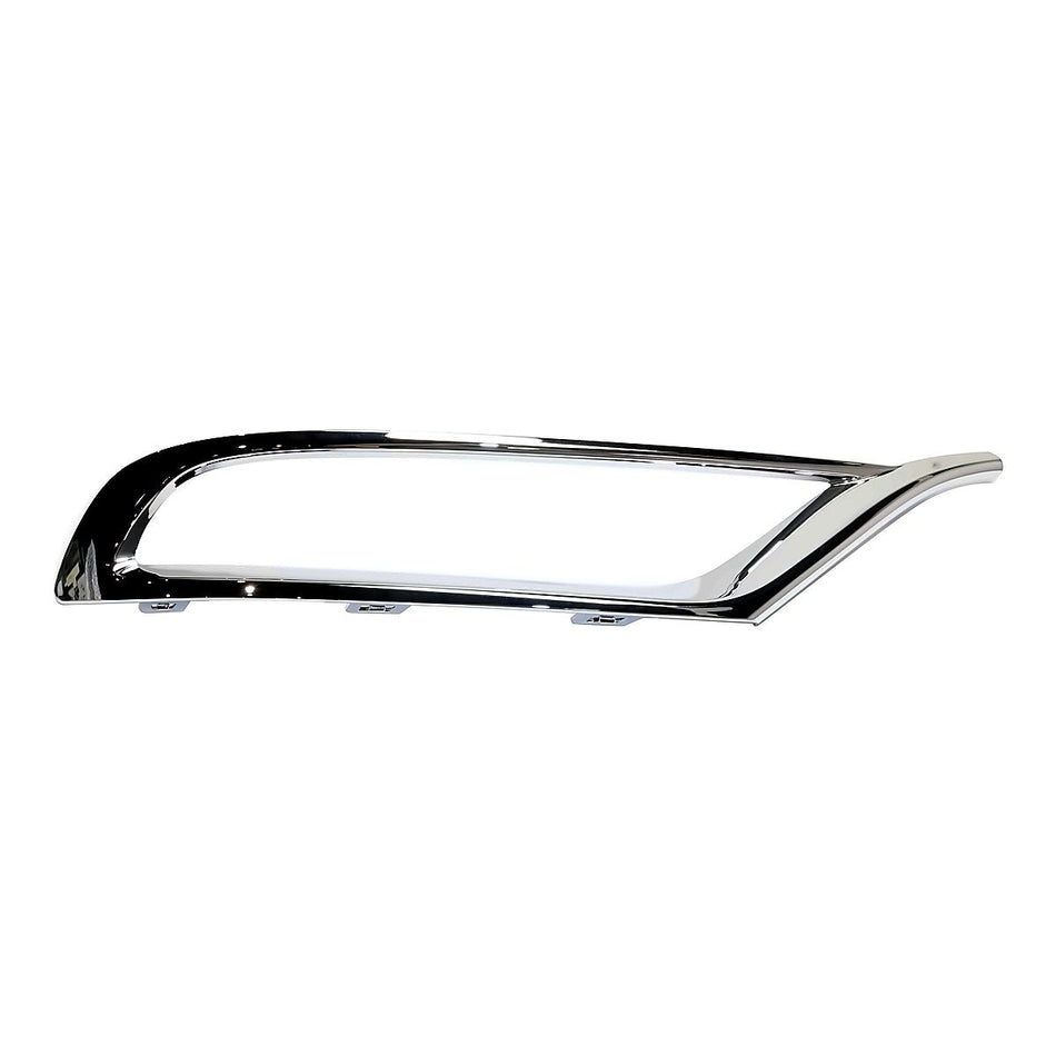 2015-2023 Chrysler 300 Fog Light Trim Moulding Front Passenger Side Platinum Satin Chrome 17-23 S Models Without Appearance Pkg – Front View (CH1039166)