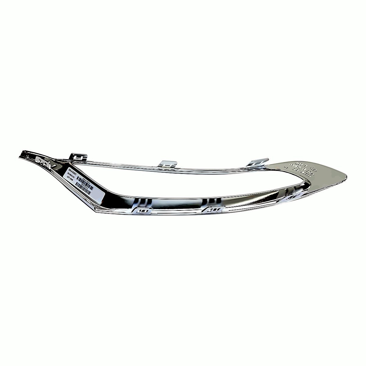 2015-2023 Chrysler 300 Fog Light Trim Moulding Front Passenger Side Platinum Satin Chrome 17-23 S Models Without Appearance Pkg – Back View (CH1039166)
