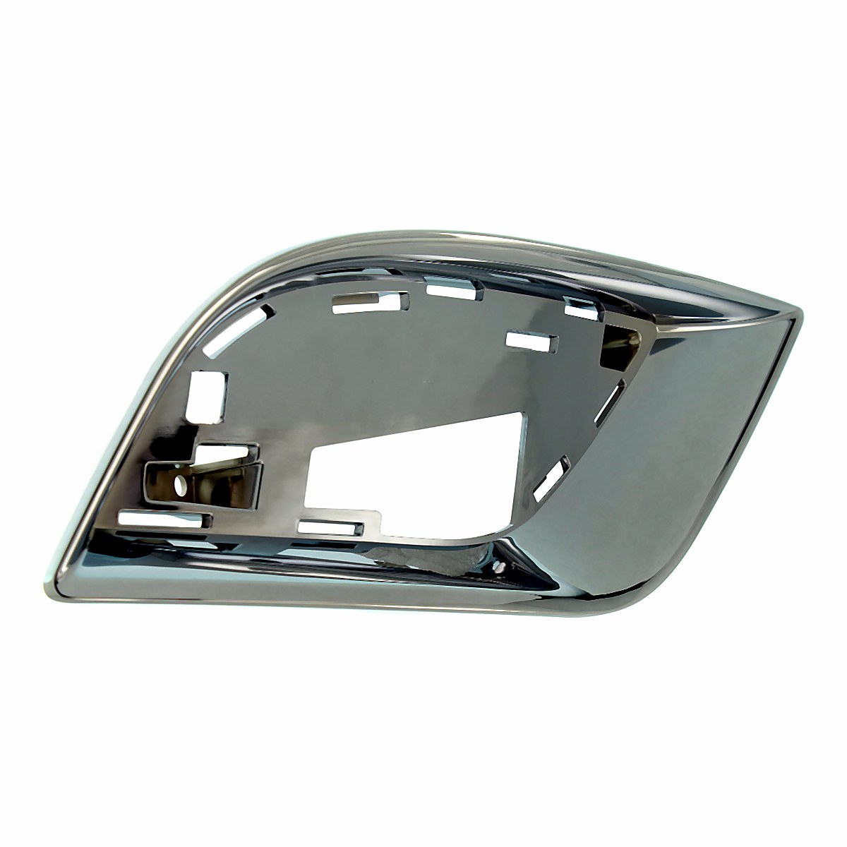 2017-2021 Jeep Grand_Cherokee Fog Light Bezel Front Passenger Side Chrome Summit Model – Front View (CH1039186)