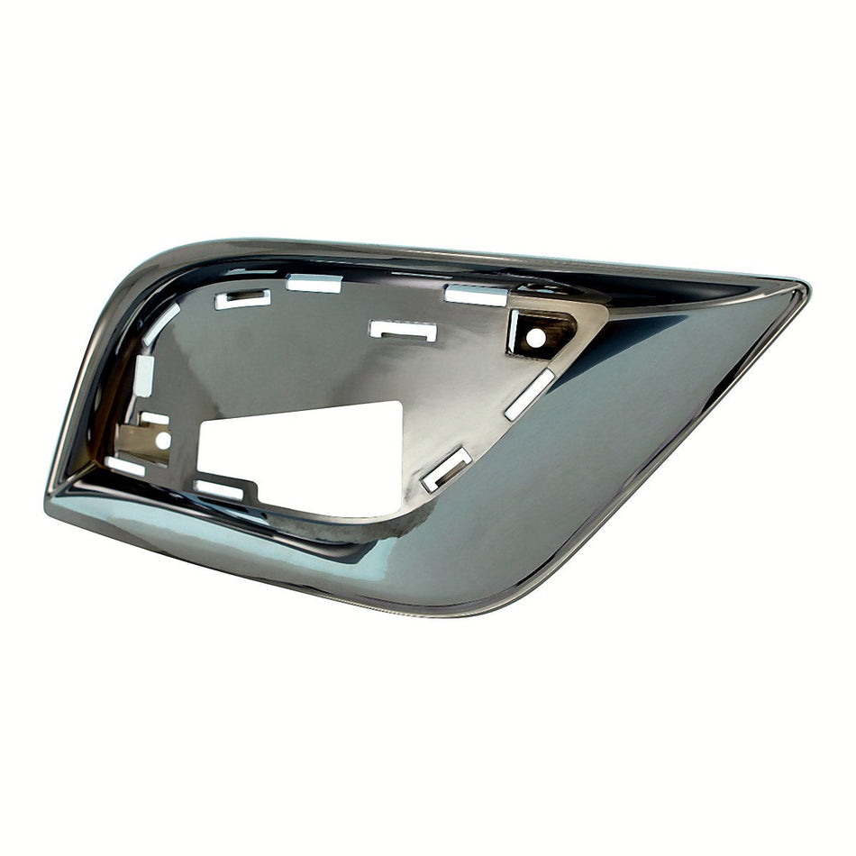 2017-2021 Jeep Grand_Cherokee Fog Light Bezel Front Passenger Side Chrome Summit Model – Side View (CH1039186)