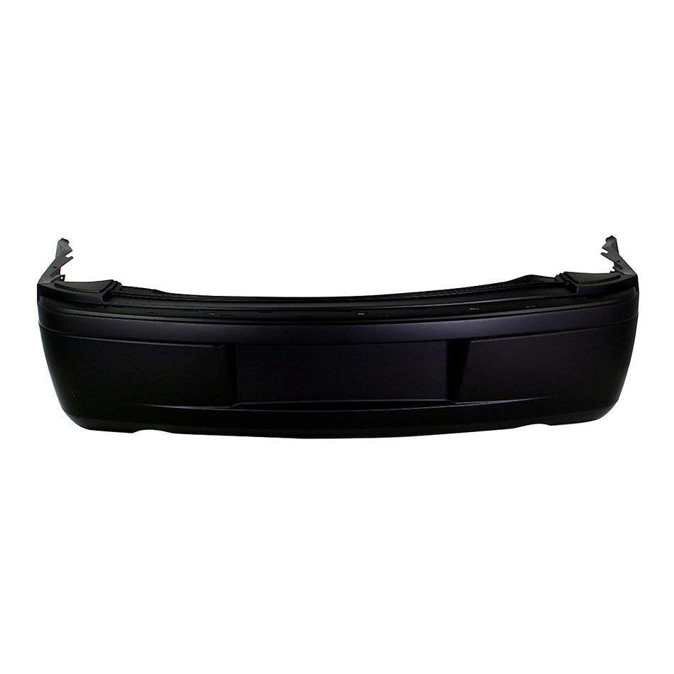 2005-2010 Chrysler 300 Bumper Rear Primed Without Sensor Hole With Dual Exhaust With Molding Ho_CH1100322