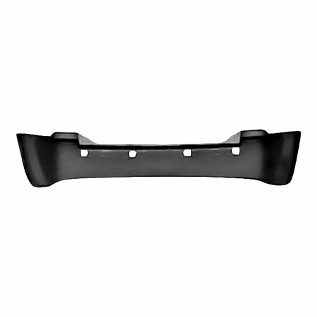 2005-2010 Jeep Grand_Cherokee Bumper Rear Primed With Moulding With Sensor Hole_CH1100401-2