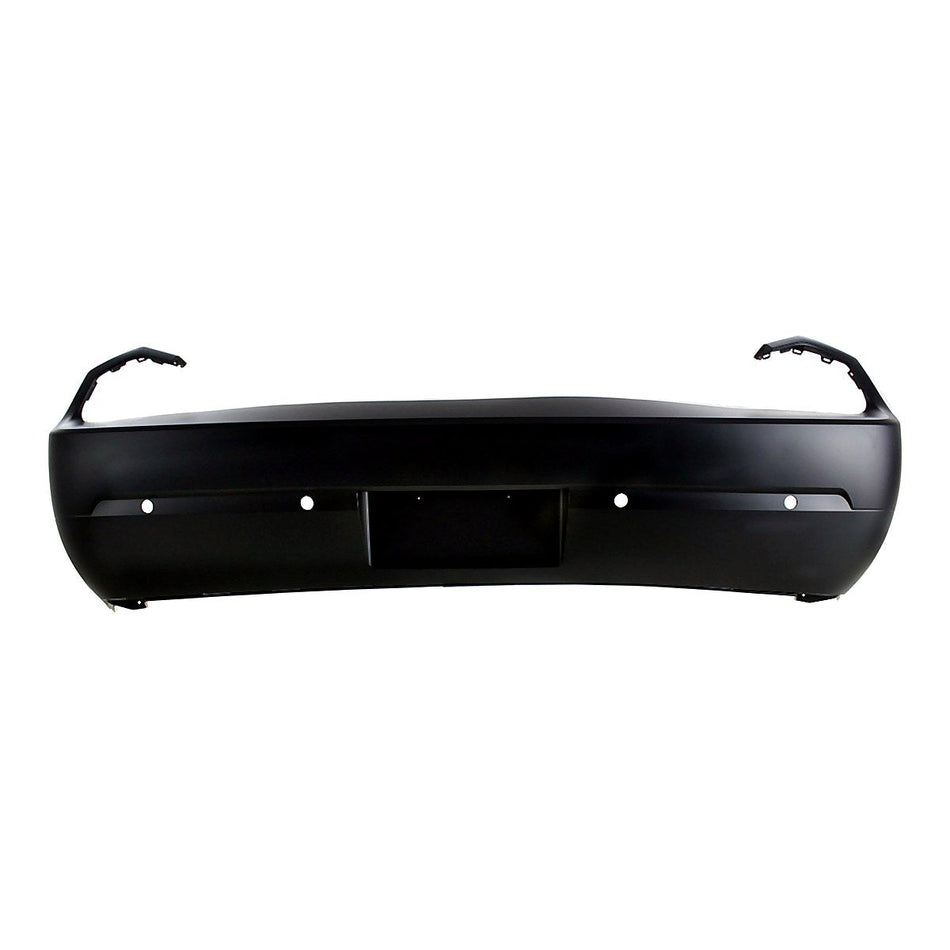 2012-2014 Dodge Challenger Bumper Rear Primed With Sensor Hole_CH1100974