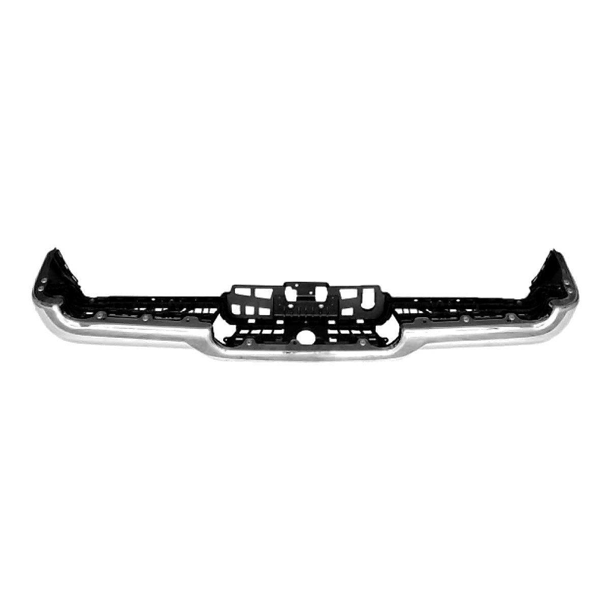 2019-2024 Ram 1500 Bumper Step Face Bar Rear Chrome With Single Exhaust Exclude Rebel/ Trx_CH1102382