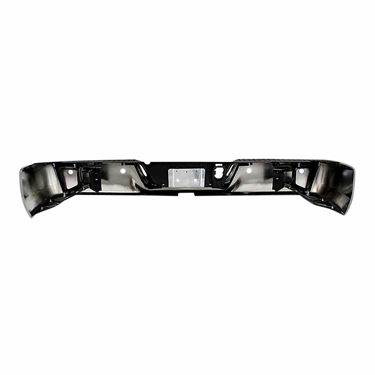 2009-2010 Dodge 1500 Bumper Rear Assy Chrome With Sensor For 1500 Models Without Dual Exhaust – CH1103122-3
