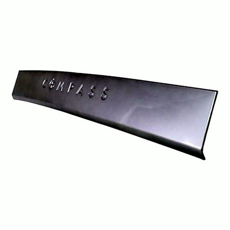 2007-2010 Jeep Compass Bumper Plate Rear Silver Without Logo Without Tow Hook Ho_CH1137100-3