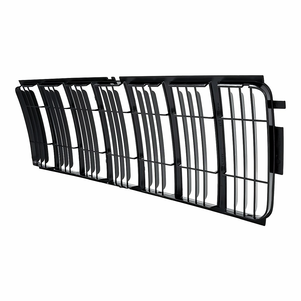 2002-2004 Jeep Liberty Grille Insert Matte-Black – Back View (CH1200243)