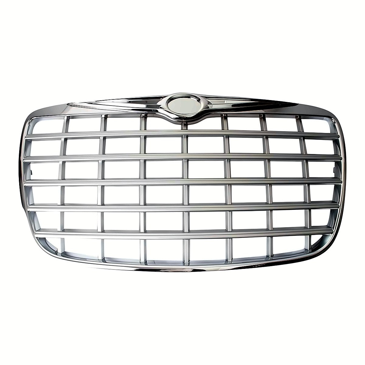 2005-2010 Chrysler 300 Grille Chrome Silver 2.7L/3.5L – Front View (CH1200275)