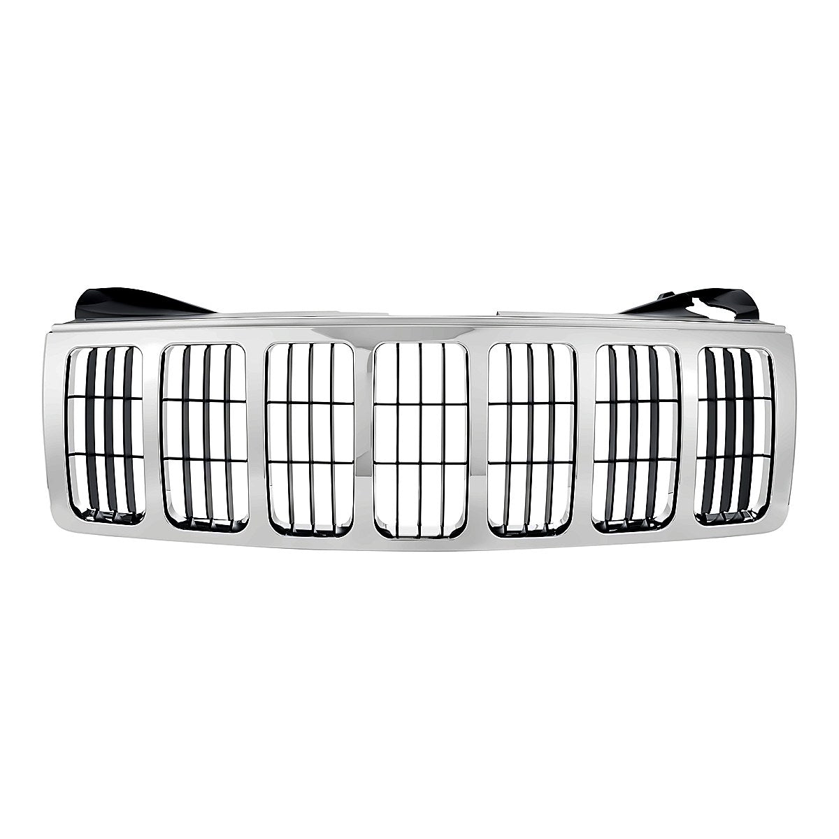 2005-2007 Jeep Grand_Cherokee Grille Chrome – Front View (CH1200284)