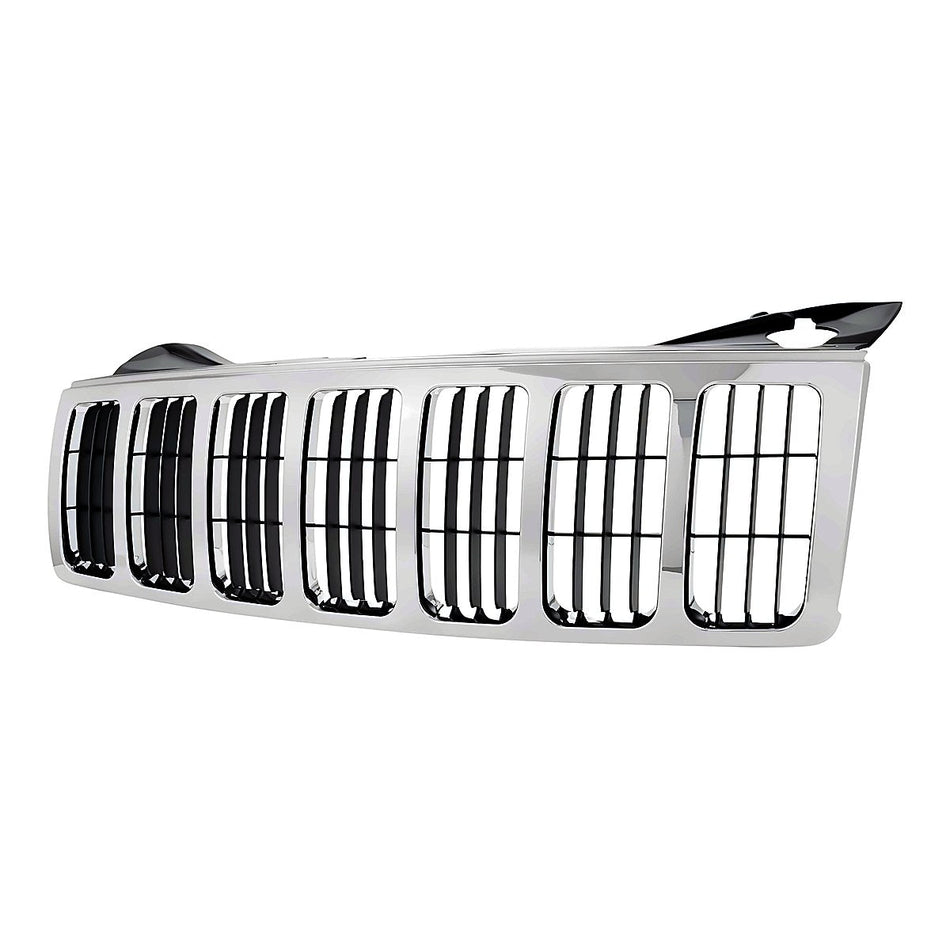 2005-2007 Jeep Grand_Cherokee Grille Chrome – Side View (CH1200284)