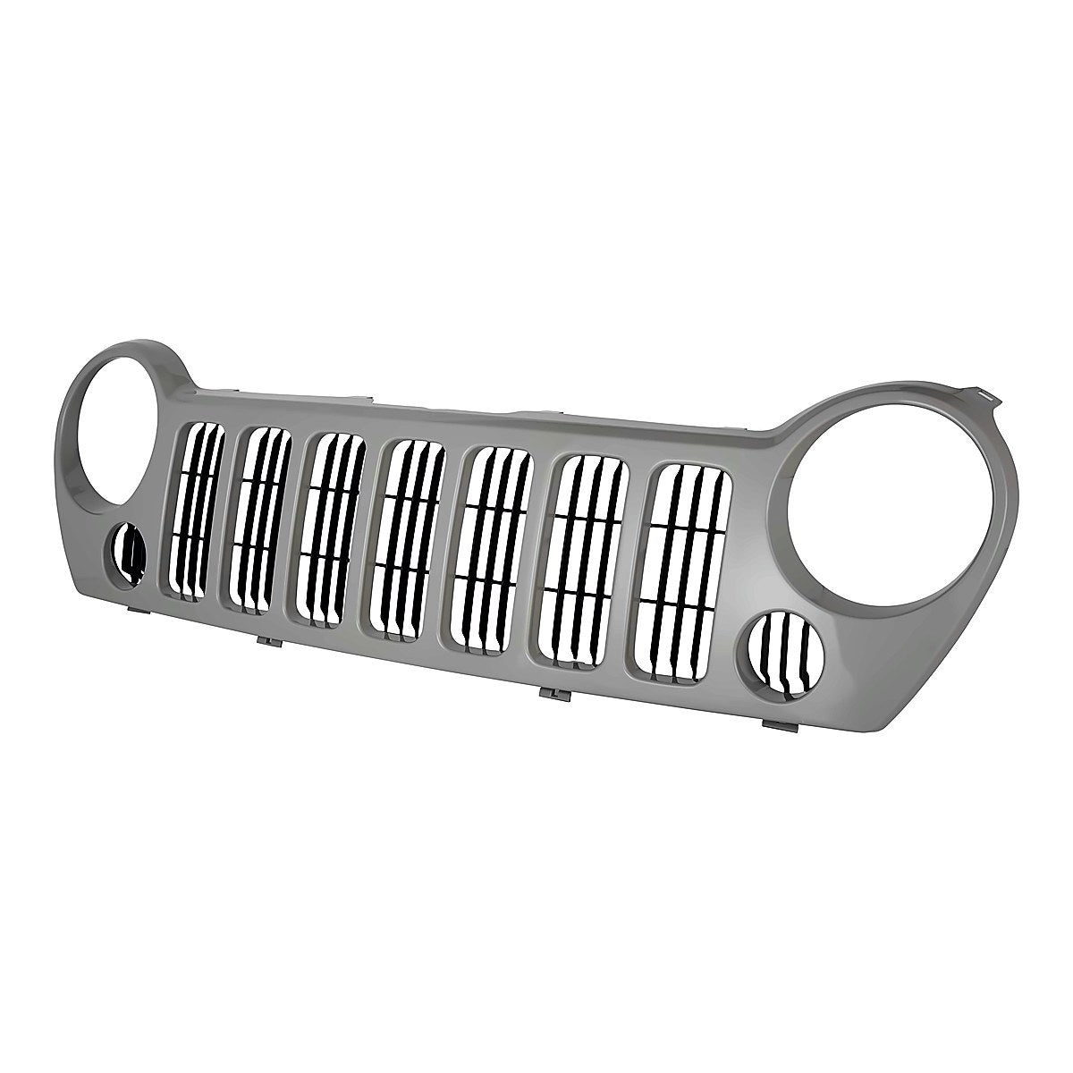 2005-2007 Jeep Liberty Grille Black Sport Without Fog – Side View (CH1200290)