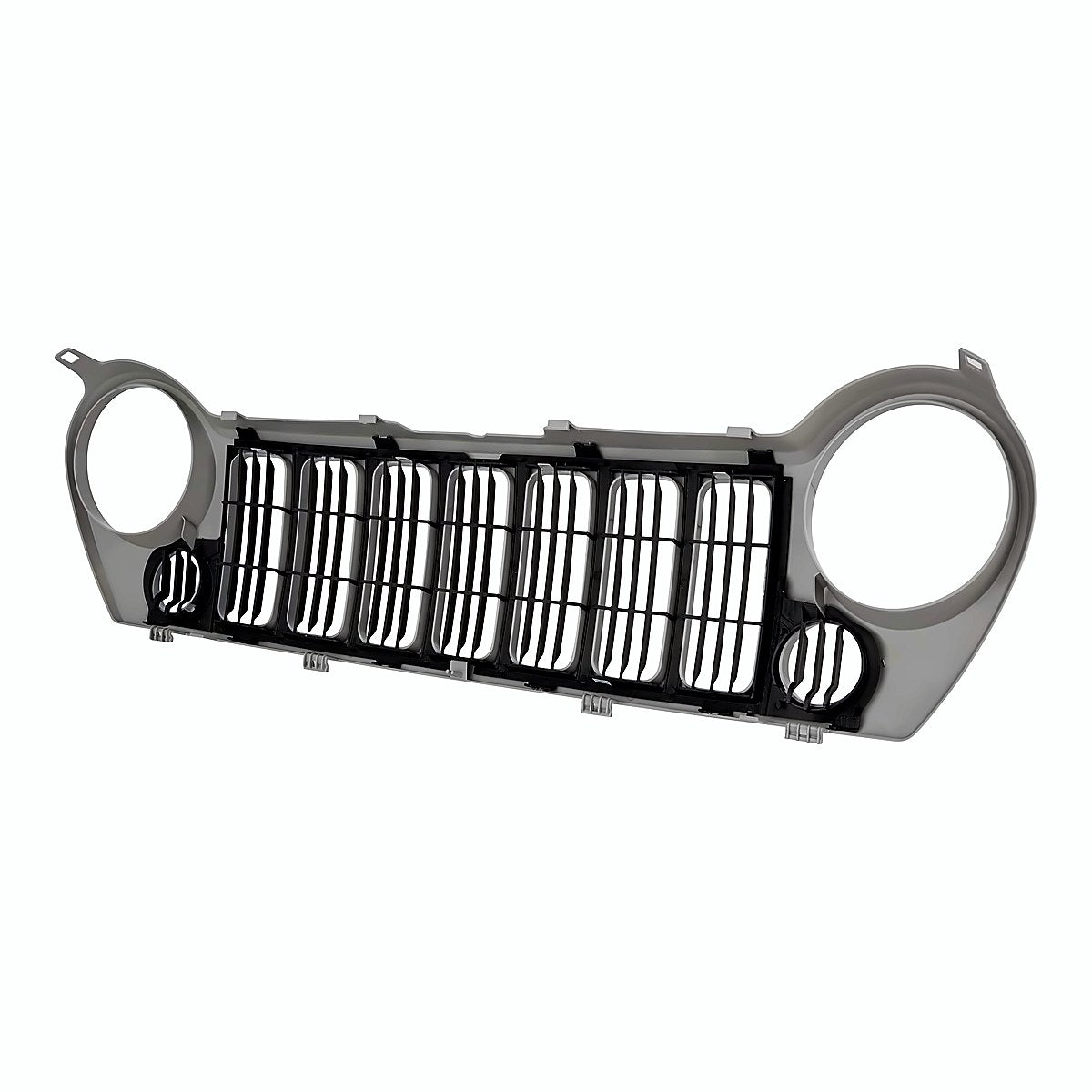 2005-2007 Jeep Liberty Grille Black Sport Without Fog – Back View (CH1200290)