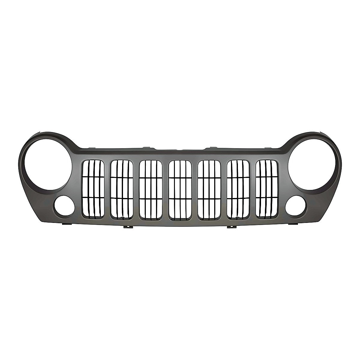 2005-2007 Jeep Liberty Grille Black Sport With Fog – Front View (CH1200291)