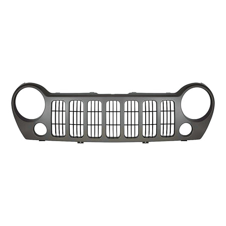 2005-2007 Jeep Liberty Grille Black Sport With Fog – Front View (CH1200291)