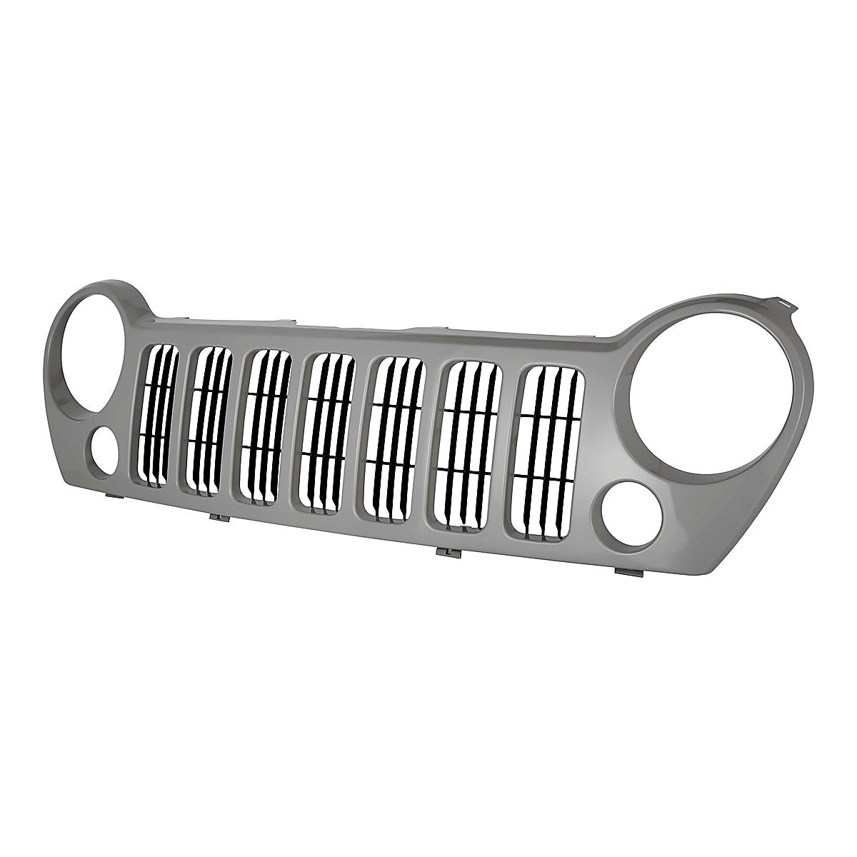 2005-2007 Jeep Liberty Grille Black Sport With Fog – Side View (CH1200291)